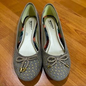 Arizona Jeans | Gold Embellished Bow Flat